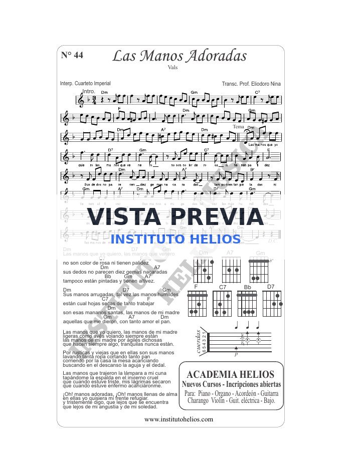 Vista previa de Las manos adoradas